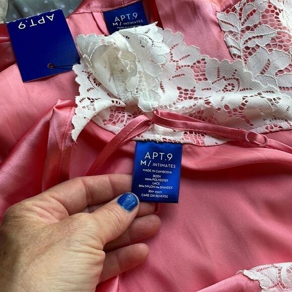 NWT Apt. 9 matching chemise and robe set - Picture 7 of 8